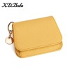 Short Women's Small Money Bag r Women's Card Bag Cowhide Korean Cute Zipper Mini Zero Wallet 
