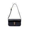 Small square bag, fashionable and simple, single shoulder bag, high-end tofu bag, cowhide underarm bag, women's crossbody bag, retro style 