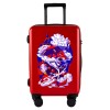 24 inch suitcase with Chinese style and 20 inch suitcase with cartoon pattern printing and password travel box 