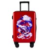 24 inch suitcase with Chinese style and 20 inch suitcase with cartoon pattern printing and password travel box 