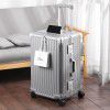 Luggage box with 30 large capacity universal wheels, red password box, thickened 28 inch pole box, female 