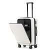 Multi functional zippered suitcase with 24 inch password trolley box 