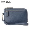 Women's Wallet Fashion Zipper Coin Handheld Small Bag Cowhide Zero Wallet Keychain 