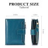 Genuine leather wallet women's short multi-functional zipper women's wallet large capacity card clip zero wallet 