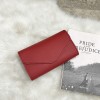 Short Card Bag Women's Tassel Simplified Three fold Card Bag Women's Card Bag 