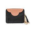 Mini Zero Wallet, Cute Elephant Wallet, Colored Top Layer Cowhide Keychain Coin Bag 