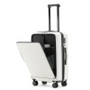 Multi functional zippered suitcase with 24 inch password trolley box 