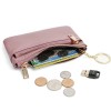 Small Money Bag, Zero Wallet, Mini Coin Bag, Card Bag, One piece Money Clip, Women's New Zipper Small Leather Clip 