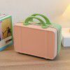 Mini travel box, small 14 inch makeup bag, personalized and fashionable women's handbag, lightweight short distance travel bag 
