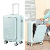 Front open lid luggage, female small 20 inch business trolley, male side open boarding chassis, password travel box wholesale 