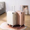 Multi functional luggage with cup holder, 24 inch sturdy and durable, trolley case, 20 inch luggage case, travel box 