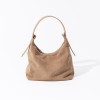 Cowhide pillow bag niche retro solid color handbag autumn and winter gentle style genuine leather bag for women 