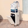 Front open lid trolley box, 20 inch universal wheel travel box, box mounted, side open lid, 24 inch luggage box, directly supplied by female factory 