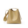 Winter New Women's Bag Large Capacity Bucket Genuine Leather Women's Bag One Shoulder Versatile Cowhide Diagonal Straddle Bag 
