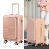 Front open lid trolley box, 20 inch universal wheel travel box, box mounted, side open lid, 24 inch luggage box, directly supplied by female factory 