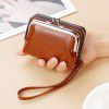 Change Card Bag Women's Buckle Zero Wallet 4-inch Zipper Clip Bag Handheld Bag 