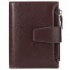 Genuine leather wallet women's short multi-functional zipper women's wallet large capacity card clip zero wallet 