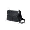 Postal bag with niche design, crossbody bag, versatile for commuting, large capacity leather shoulder bag 