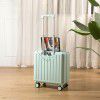 Rechargeable 18 inch luggage box, compact and lightweight travel box, universal wheel trolley box 