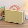 Mini travel box, small 14 inch makeup bag, personalized and fashionable women's handbag, lightweight short distance travel bag 