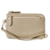 Women's Wallet Fashion Zipper Coin Handheld Small Bag Cowhide Zero Wallet Keychain 