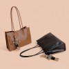 Tote bag, genuine leather underarm bag, large capacity autumn exquisite cowhide niche bag, shoulder bag 