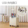 Luggage Silent Universal Wheels 18 inch Boarding Case Female Rechargeable Small Lightweight Travel Case Male 