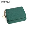 Short Women's Small Money Bag r Women's Card Bag Cowhide Korean Cute Zipper Mini Zero Wallet 