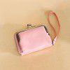 Change Card Bag Women's Buckle Zero Wallet 4-inch Zipper Clip Bag Handheld Bag 