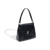 Autumn and winter new niche retro shoulder bag with large capacity, fashionable and simple cowhide handbag, versatile for commuting, and postal bag 