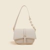 Genuine leather women's bag, saddle bag, new commuting high-end feeling, cowhide niche design bag, crossbody bag 