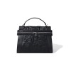 Cowhide grab pattern handbag with niche design, single shoulder bag, genuine leather bag for women 