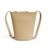 Mobile phone bag, genuine leather small crossbody bag, fashionable and simple single shoulder bag, versatile for women, summer bucket bag 