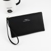 Women's Handheld Wallet Long Zipper Handheld Multi functional Phone Bag Solid Color Large Capacity Zero Wallet 