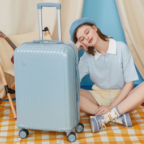 Luggage 24 inch trolley box, women's small lightweight universal wheel password box 
