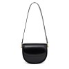 Retro saddle bag with a high-end feel, classic and fashionable small round bag that can be worn on one shoulder or crossbody, with a versatile texture. New 2023 women's bag 