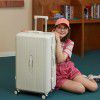 Luggage box, female trolley box, male sturdy and durable, student universal wheel password, travel box, leather box 