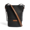 Crossbody bag for women, summer bucket bag, high-end Korean version, niche girl shoulder bag, phone bag, genuine leather 