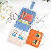 Wallet Women's Zipper Zero Wallet Cowhide Buckle Multi Card Card Bag 
