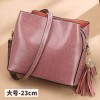 Head layer cowhide women's bag, spring new genuine leather shoulder bag, fashionable and simple crossbody bag, multi-layer 