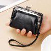 Change Card Bag Women's Buckle Zero Wallet 4-inch Zipper Clip Bag Handheld Bag 