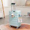 Luggage student 24 inch small fresh candy colored travel box, female multifunctional with cup holder, trolley box, male 