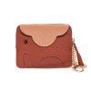 Mini Zero Wallet, Cute Elephant Wallet, Colored Top Layer Cowhide Keychain Coin Bag 