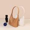 Soft leather glossy leather high-end Tote underarm bag 2023 spring new fashionable magnetic buckle chain crossbody bag 