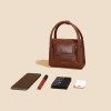 Women's leather handbag, mobile phone bag, lizard pattern single shoulder handbag, niche design, small square bag, crossbody bag 