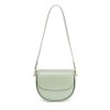 Retro saddle bag with a high-end feel, classic and fashionable small round bag that can be worn on one shoulder or crossbody, with a versatile texture. New 2023 women's bag 