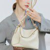 Women's bag genuine leather single shoulder crossbody women's bag top layer cowhide geometric tote bag green bag 