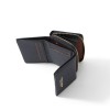 Women's Wallet Cross Pattern Leather Clip Zipper Short Three Fold Wallet Student Zero Wallet Wallet 