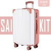 24 inch aluminum frame trolley box, universal wheel travel box, women's luggage, retro 20 inch student password box, wholesale luggage 