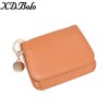 Short Women's Small Money Bag r Women's Card Bag Cowhide Korean Cute Zipper Mini Zero Wallet 